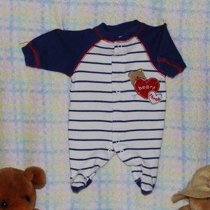 Onesie Preemie Heart Throb